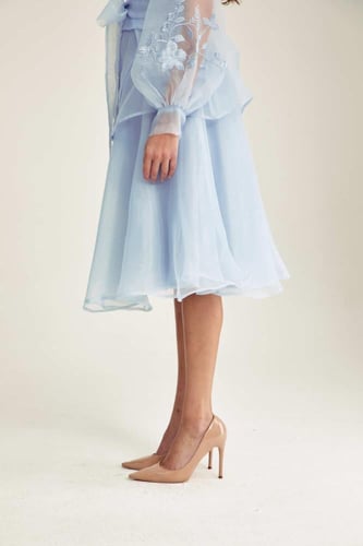 تنورة أورجنزا بقصة كلوش