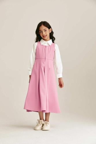 مريول مدرسة ابتدائي سنبل – تصميم مريح بكسرات وسحاب...