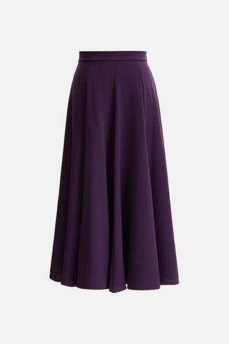 تنورة ميدي بقصة كلوش