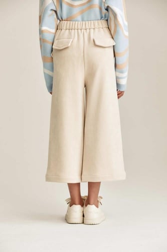 بنطلون كوردروي بخصر مطاطي