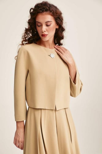 جاكيت بزر كريستالي