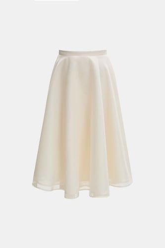 تنورة ميدي بقصة كلوش