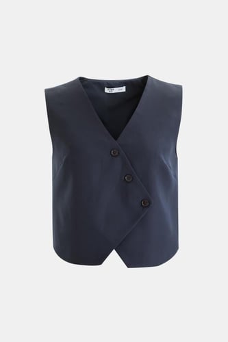 جاكيت مدرسي ثانوي سنبل – تصميم بلا أكمام لأناقة مر...