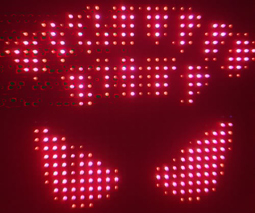 شاشة بيكسل للصور المتحركه التفاعليه