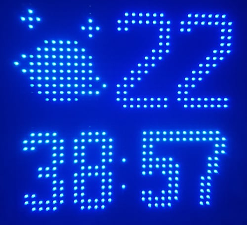 شاشة بيكسل للصور المتحركه التفاعليه