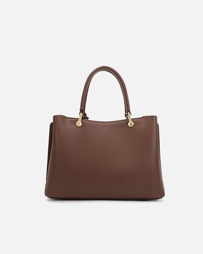 ‎ شنطة نسائية كلاسيك باللون البني