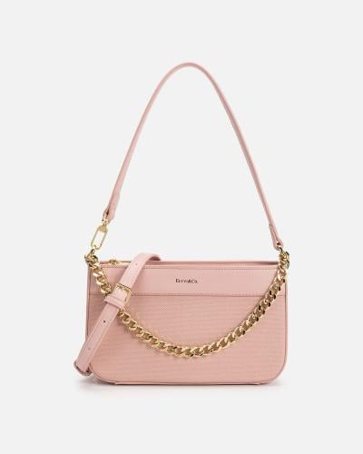 شنطة نسائية الفي اند كو باللون الوردي