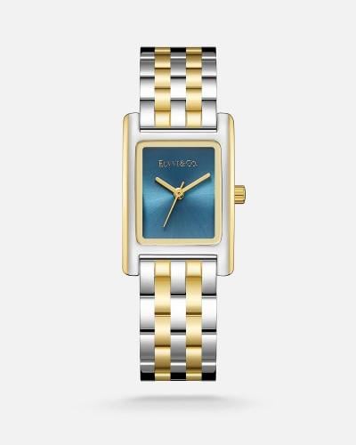 ساعة نسائية الفي اند كو بسير ستيل ذهبي وفضي