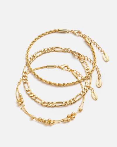 هدية نسائية الفي اند كو مميزة ساعة ستيل واساور