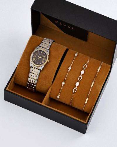 هدية نسائية ساعة واساور الفي اند كو