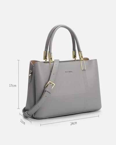 ‎ شنطة نسائية الفي اند كو باللون الرمادي