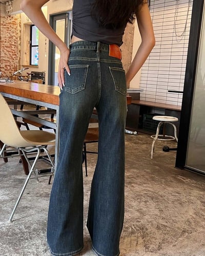  بنطلون جينز نسائي الفي اند كو بتصميم أنيق بلون أ...