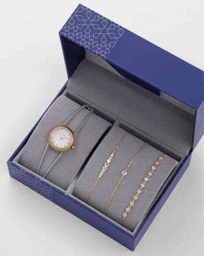 هدية نسائية فينشي مميزة بلون فضي وذهبي