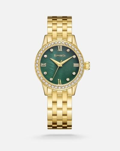 ساعة نسائية أنيقة بلون ذهبي الفي اند كو