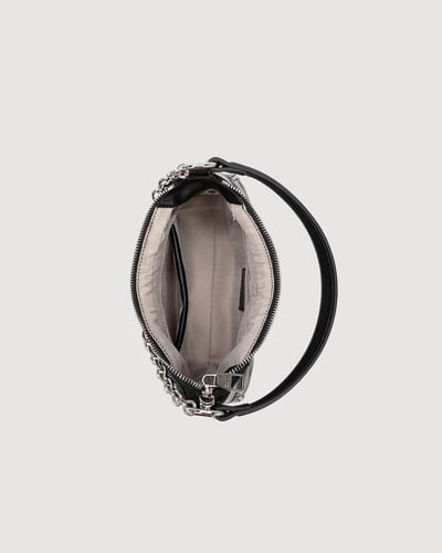 شنطة نسائية الفي اند كو من الجلد بلون أسود