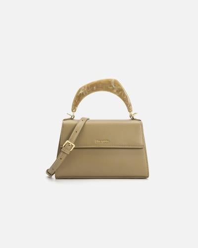 شنط نسائية الفي اند كو من الجلد بلون بني