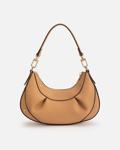 شنطة نسائية الفي اند كو من الجلد بلون بني