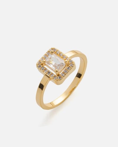  خاتم نسائي بتصميم جذاب بلون ذهبي