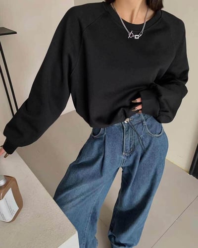 ‎ هودي نسائي الفي اند كو بتصميم مميز بلون أسود