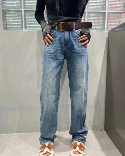  بنطلون جينز نسائي الفي اند كو بتصميم أنيق بلون أ...