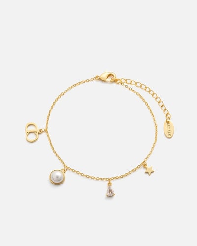 ‎ 10 قطع اكسسوارات أنيقة بلون ذهبي