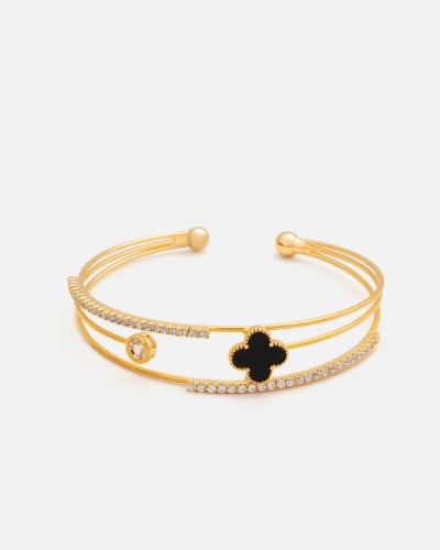 ‎ اسوارة نسائية بتصميم أنيق بلون ذهبي