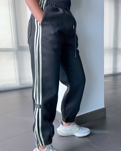 ‎ بنطلون نسائي الفي اند كو رياضي بلون أسود