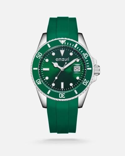 ساعة رجالية إمزوري بلون أخضر