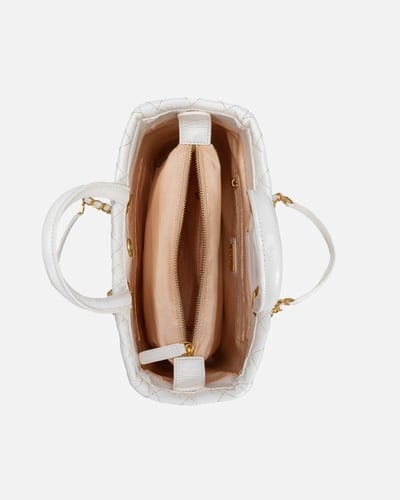 شنطة نسائية إمزوري بلون أبيض