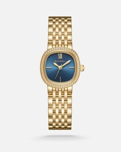 ساعة نسائية أنيقة بلون ذهبي الفي اند كو