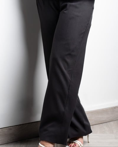  بنطلون نسائي الفي اند كو بتصميم أنيق بلون أسود