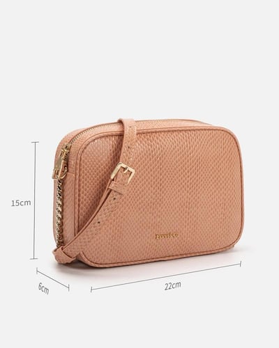 شنطة نسائية الفي اند كو باللون الوردي