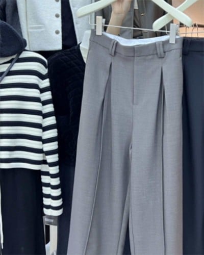  بنطلون نسائي الفي اند كو بتصميم أنيق بلون رمادي