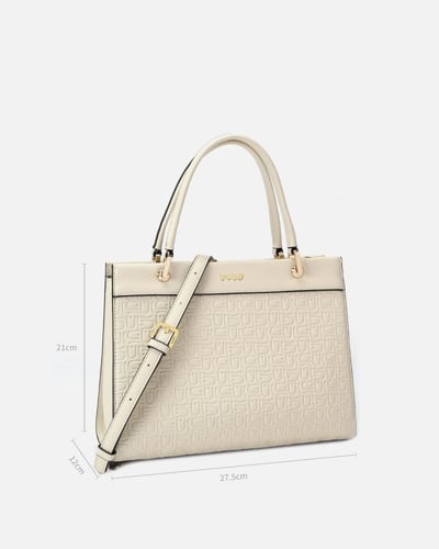 شنطة نسائية آن كلاسيك بلون أبيض