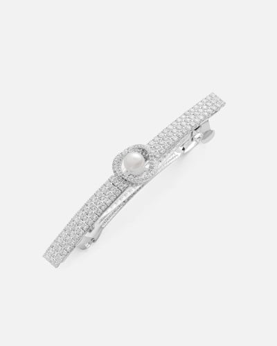  مشبك شعر بتصميم مميز بلون فضي