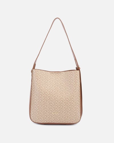 ‎ شنطه بتصميم عصري باللون البني | NLH006F7601