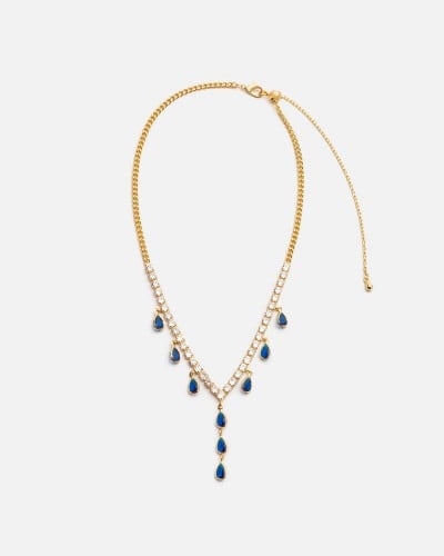 ‎ سلسال نسائي أنيق بلون ذهبي