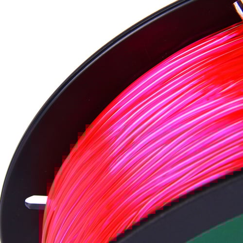 eSUN eTPU-95A (Transparent Pink) 3D Filament 1.75Ø...