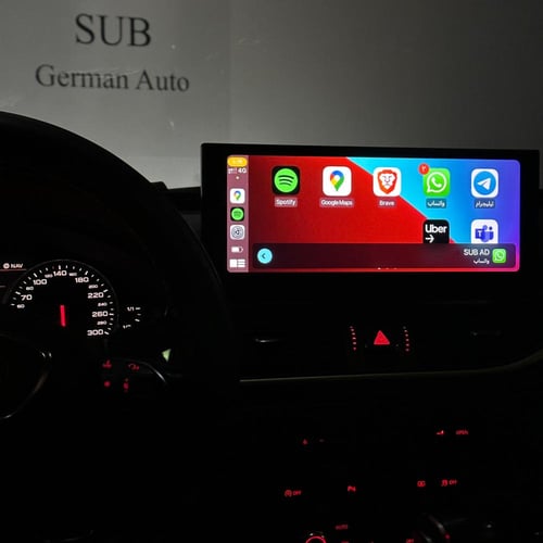 شاشة اودي A6 كاربلاي Audi A6 2012-2019