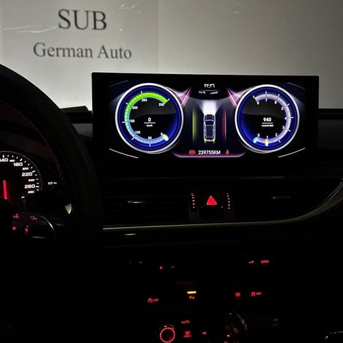 شاشة اودي A6 كاربلاي Audi A6 2012-2019