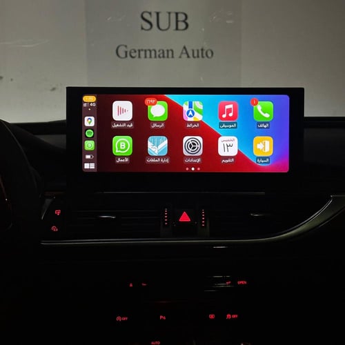 شاشة اودي A6 كاربلاي Audi A6 2012-2019