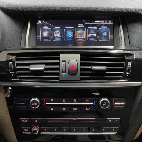 شاشة بي ام دبليو اكس 3 كاربلاي BMW X3 carplay 2013...