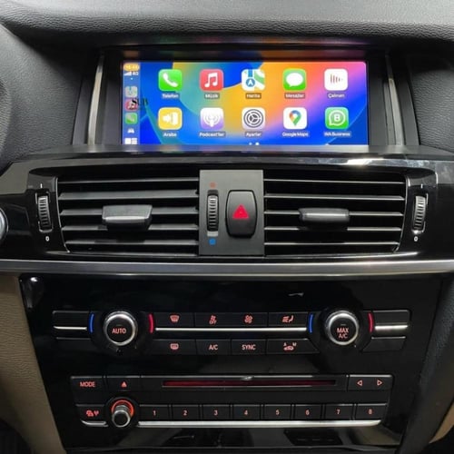 شاشة بي ام دبليو اكس 3 كاربلاي BMW X3 carplay 2013...
