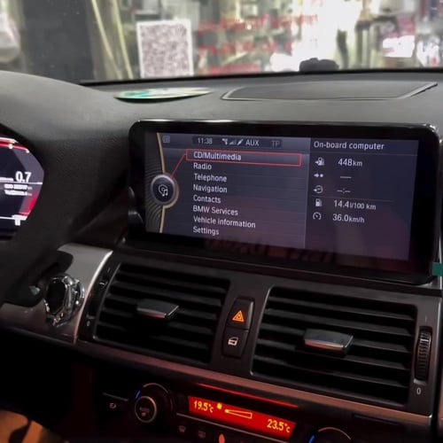 شاشة بي ام دبليو اكس 6 كاربلاي BMW X6 carplay 2013...