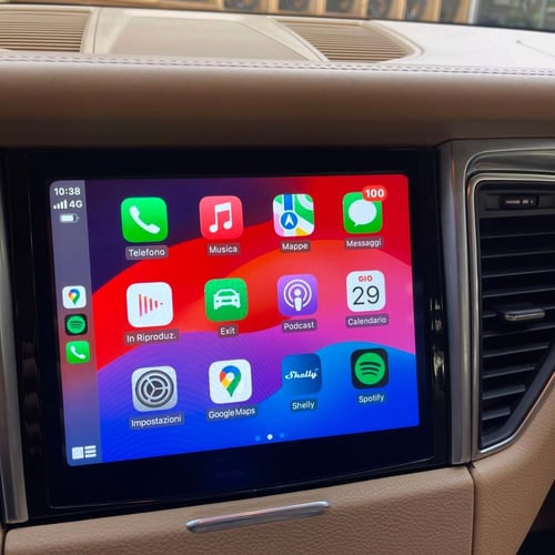 شاشة بورش باناميرا كاربلاي Porsche Panamera Carpla...