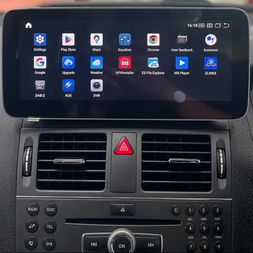 شاشة مرسيدس بنز C كاربلاي Mercedes C 2007-2010