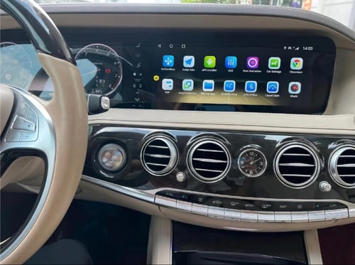 شاشة Mercedes S Class ديجيتال Full Screen Android