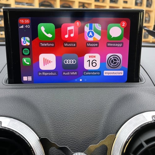 شاشة اودي A3 كار بلاي 2020-2015 قابلة للطي