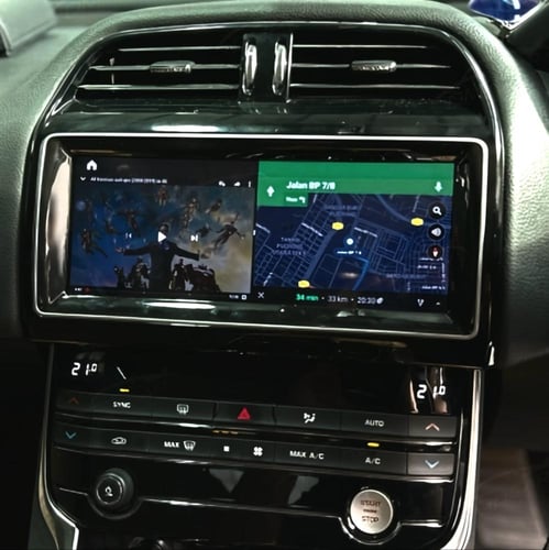 شاشة Jaguar XE كاربلاي 2014-2020