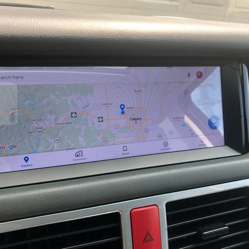 شاشة رنج روفر فوج كاربلاي Range Rover Vogue ‏Carpl...